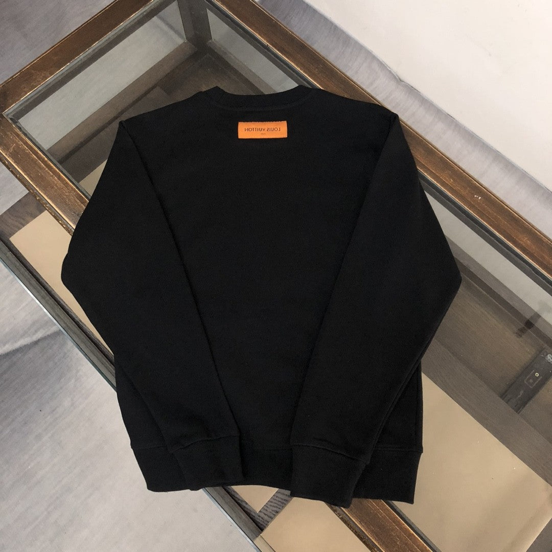 「#1659」Louis Vuitton 2023 new autumn and winter couples style round neck sweatshirt