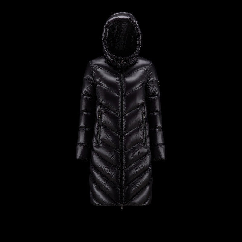 「#1689」Moncler long wide down jacket for women-black