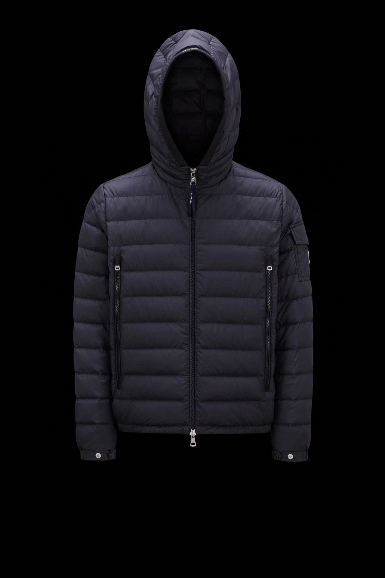 「#1695」Moncler Short men's down jacket-black