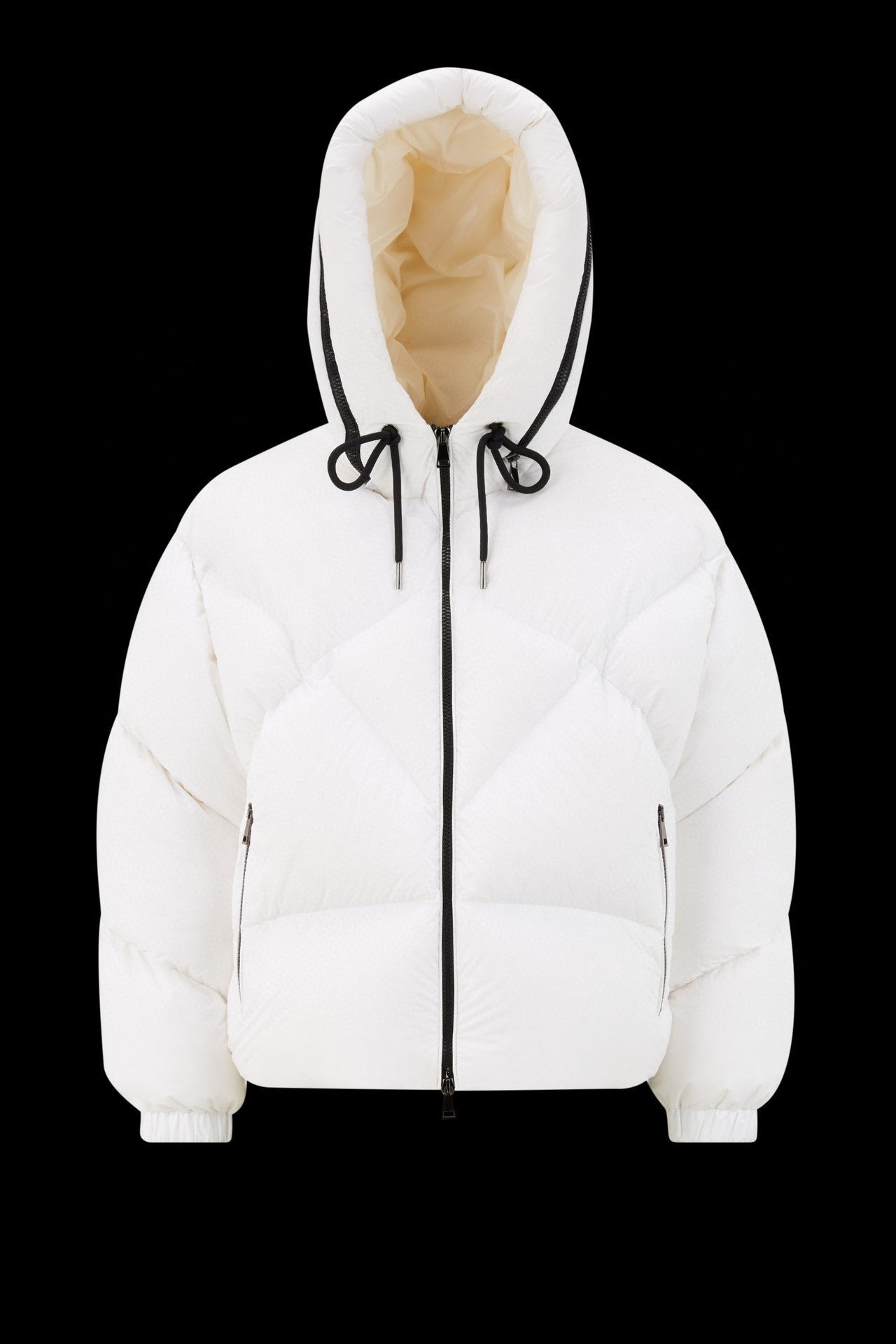 「#1720」Moncler Women's hooded lettered down jacket