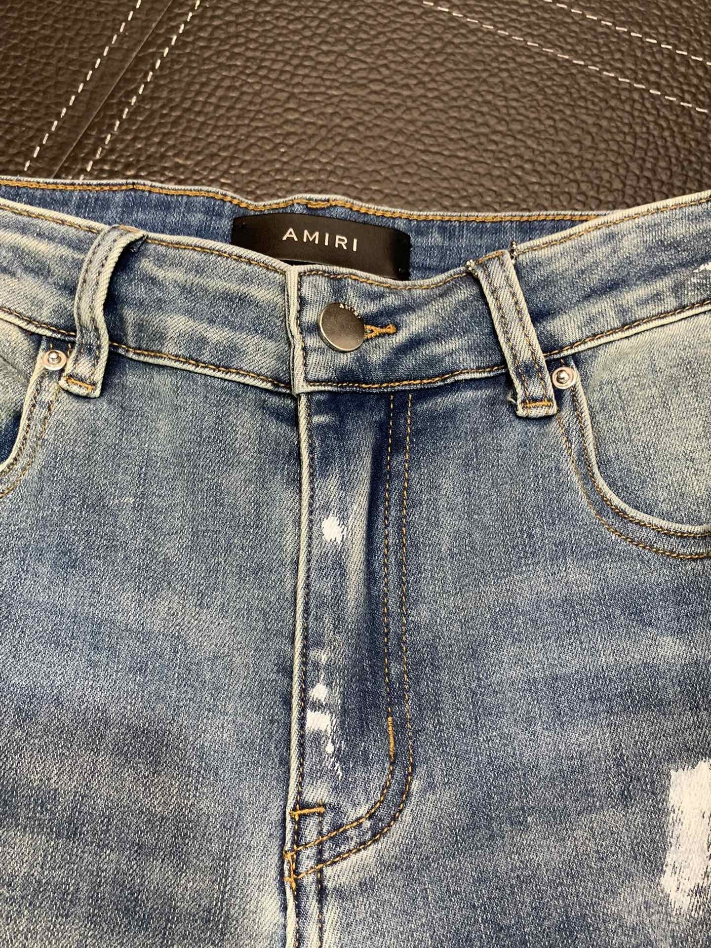 「#1832」Amiri slim fit petite straight jeans