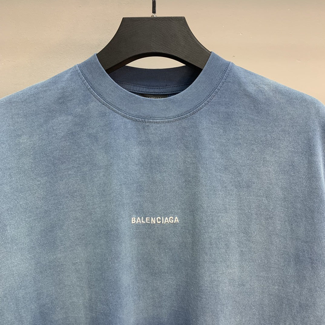 「#2213」Balenciaga overprinted lettering T-shirt
