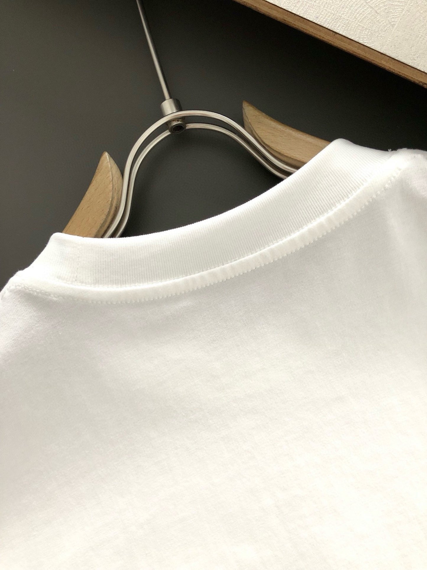 「#3245」MONCLER Silver-plated with bright lettering-shirt