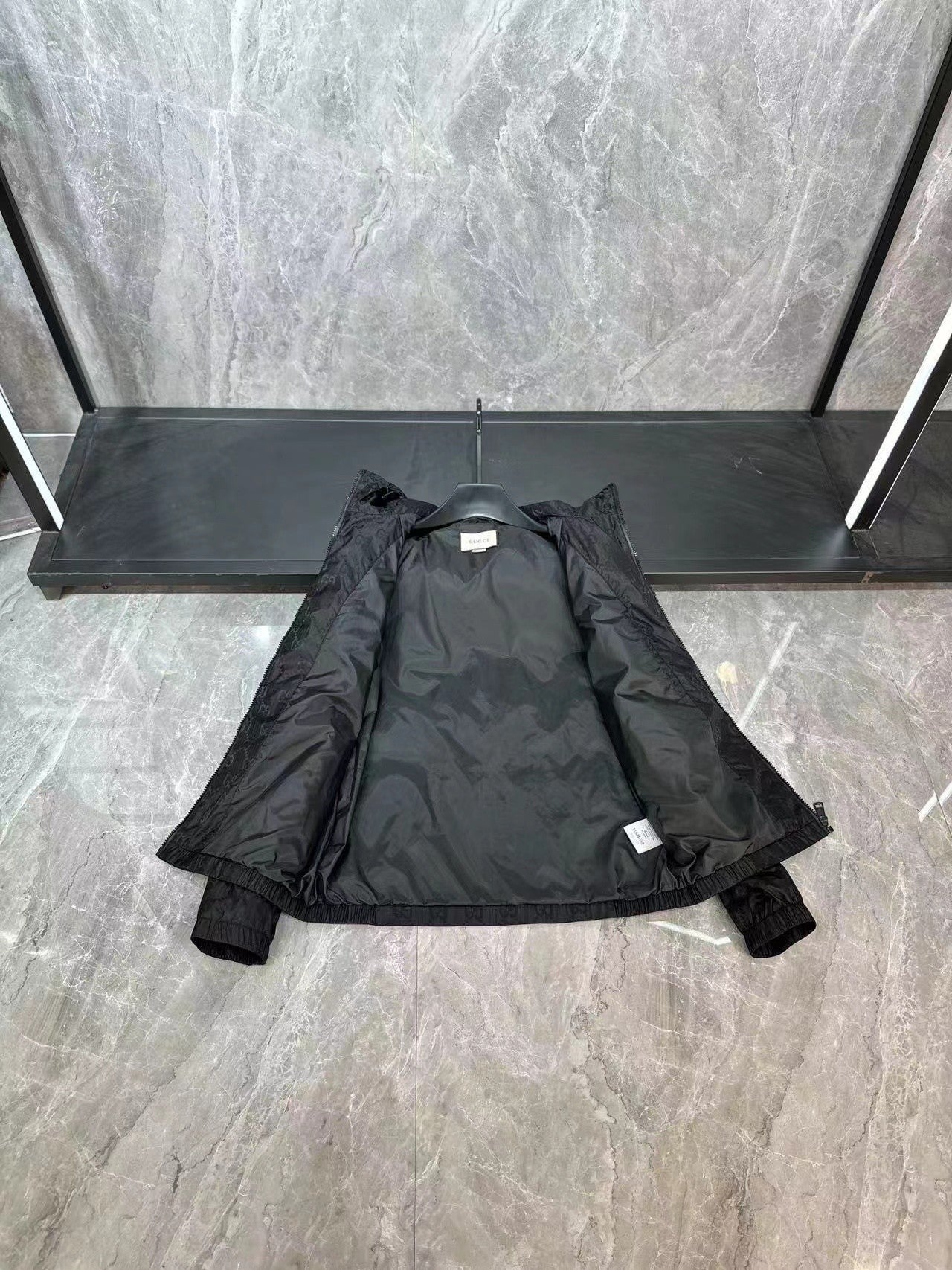 「#3491」Gucci Cristiano monogram padded jacket
