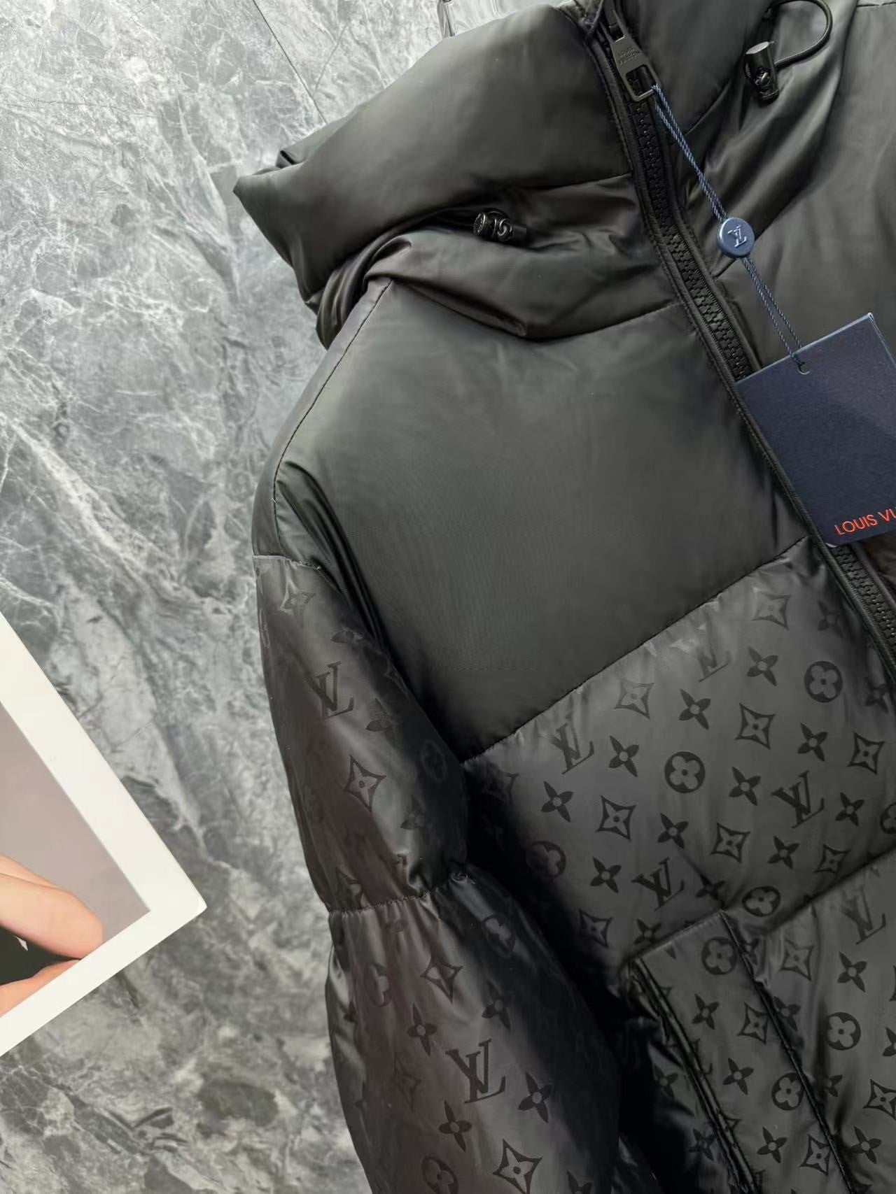 「#3645」lv 24 nouvelle doudoune à capuche