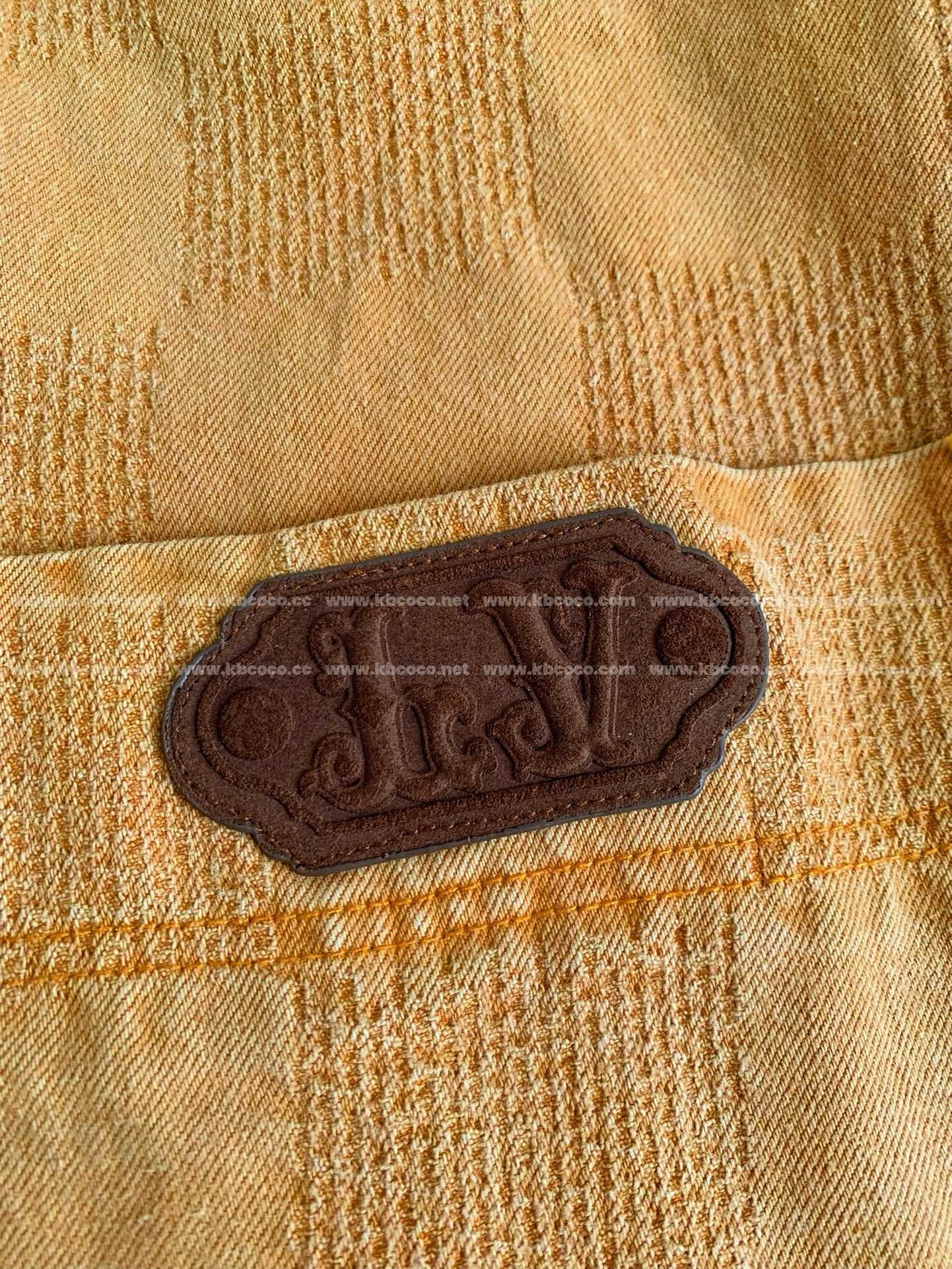 Veste décontractée à col rond et boutonnage simple Louis Vuitton FW24 « #4152 »