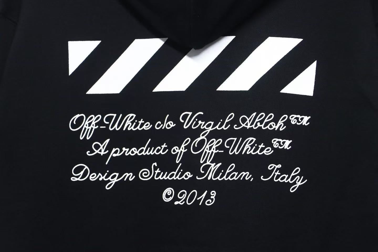 「#4223」offwhite number 23 hooded sweatshirt slash letter hoodie