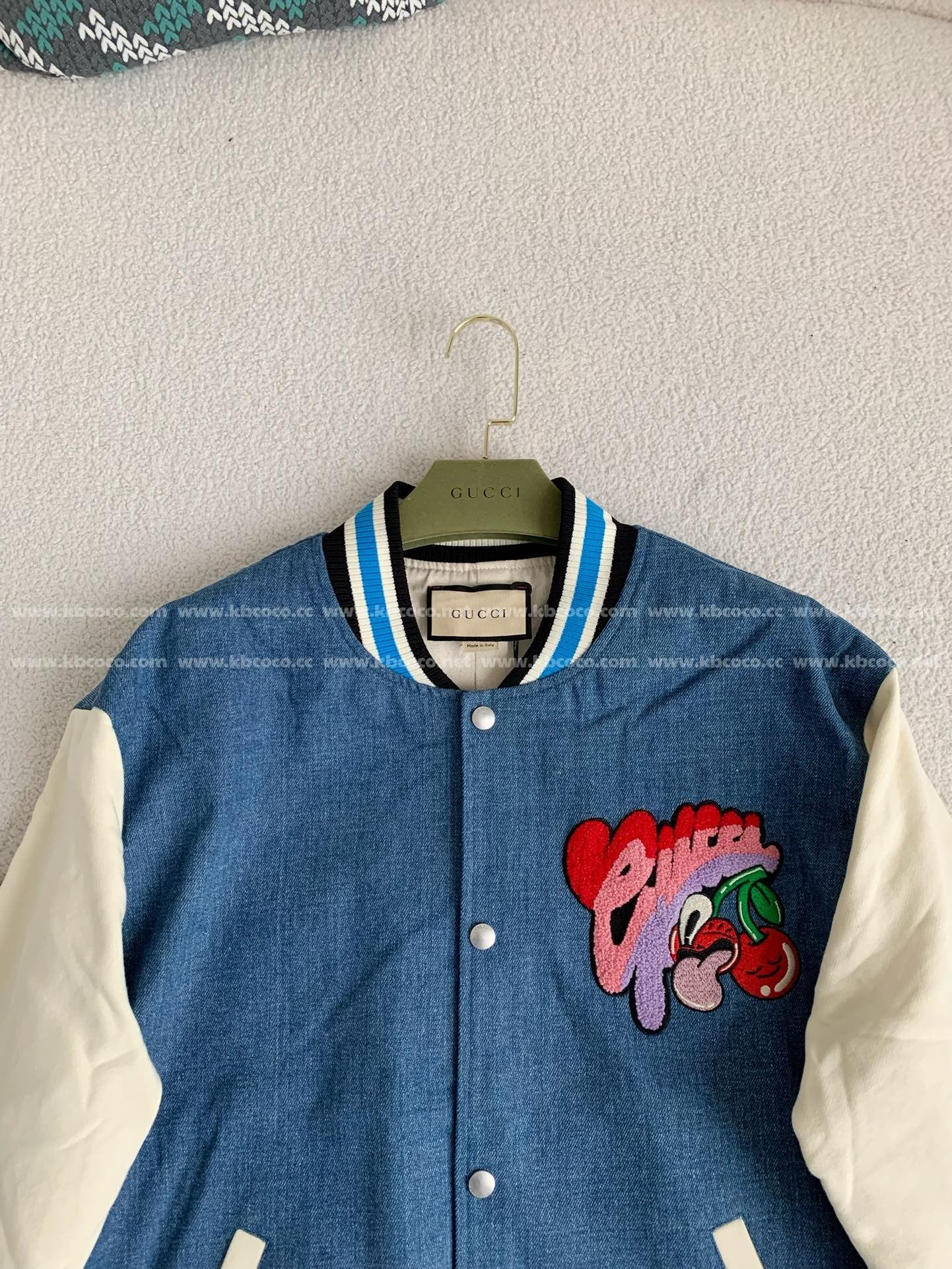 「#4286」GUCCI FW23 Color-blocked Baseball Uniform