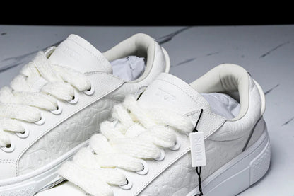 D1or B33 Gravity Leather 'Oblique Triple White'