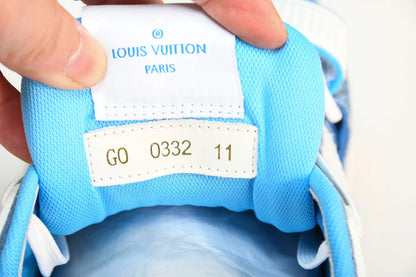 Louis Vuittоп Trainer Low Velcro Strap 'Monogram Denim Blue'