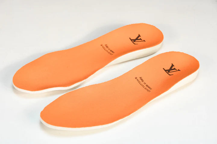 Louis Vuittоп Trainer Low Velcro Strap 'Monogram Denim Orange'