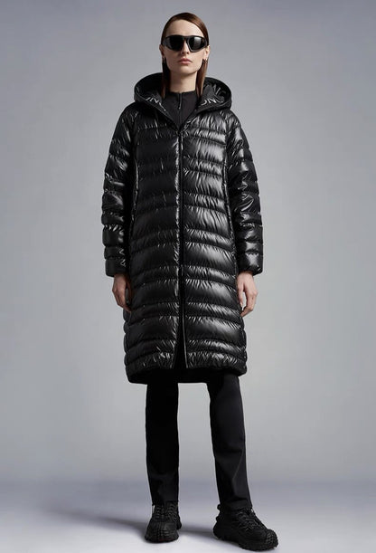 「#1692」Moncler Solid color hooded zippered down long sleeves for woman