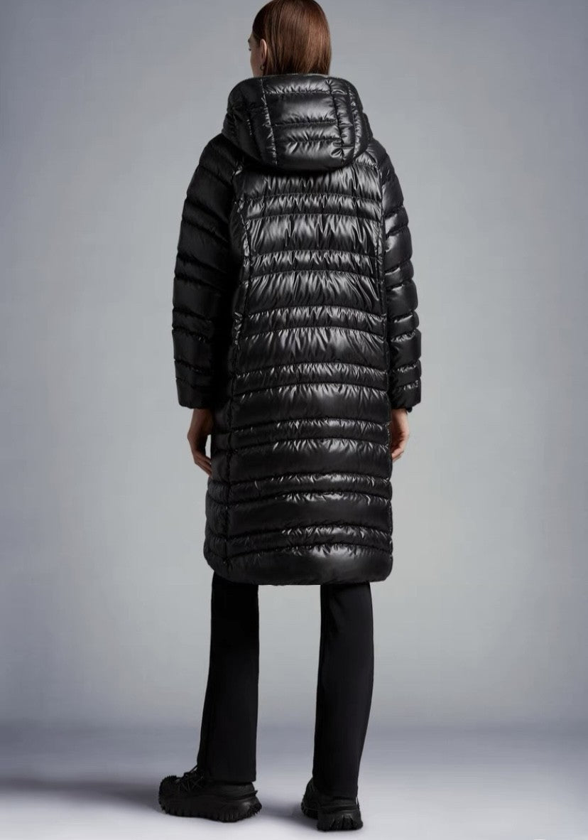 「#1692」Moncler Solid color hooded zippered down long sleeves for woman