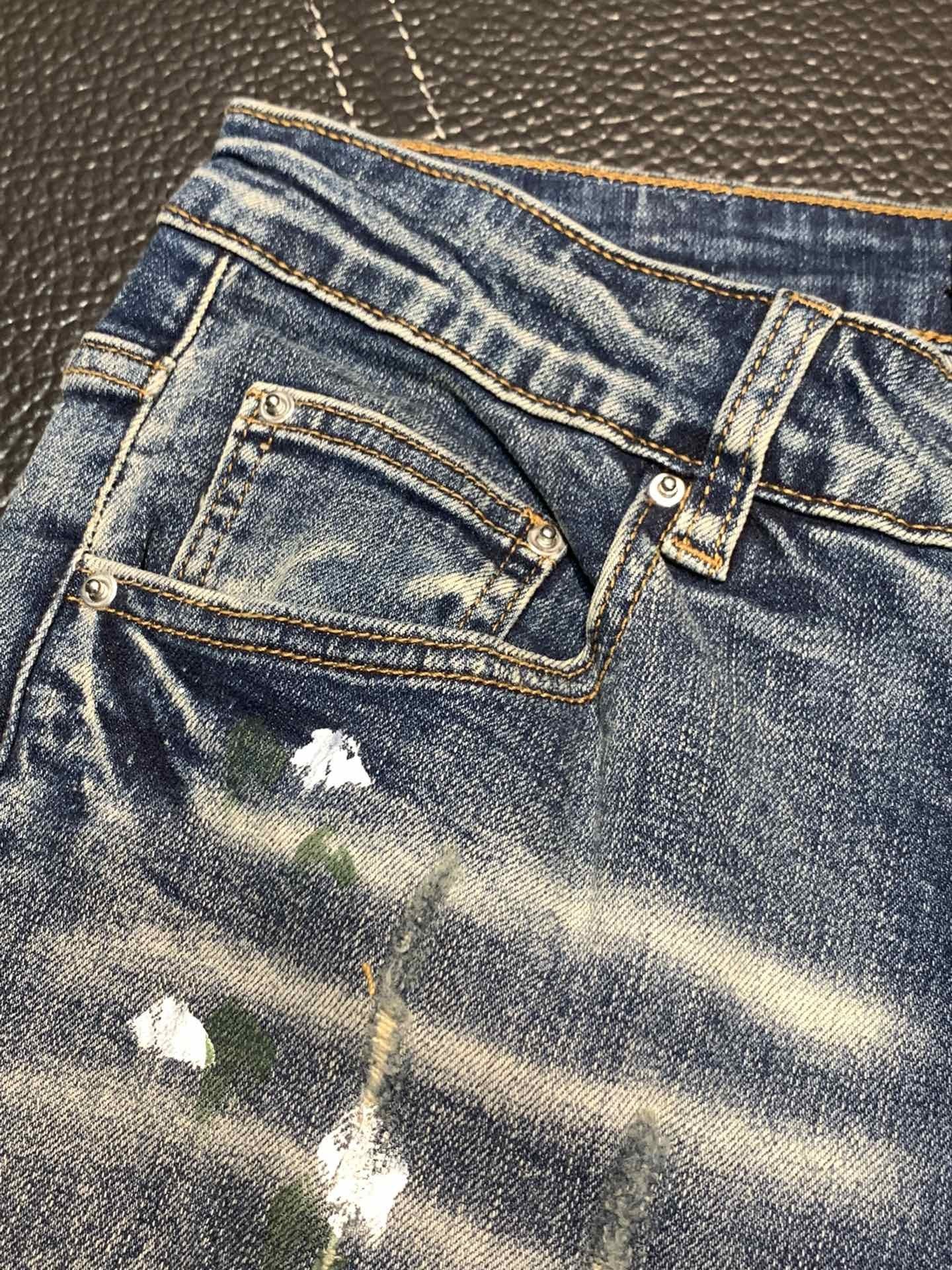 「#1825」Amiri slim fit petite straight jeans