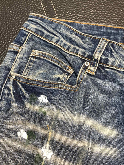 「#1825」Amiri slim fit petite straight jeans