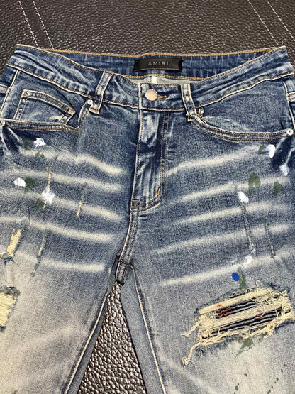 「#1825」Amiri slim fit petite straight jeans