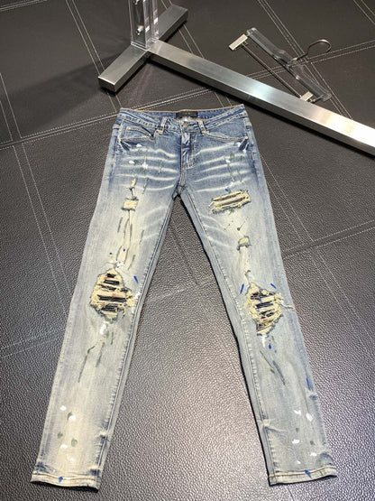 「#1825」Amiri slim fit petite straight jeans