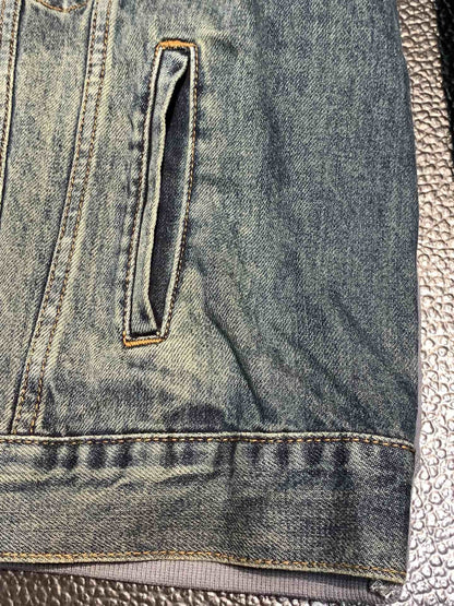 「#1914」Balenciaga hooded denim jacket