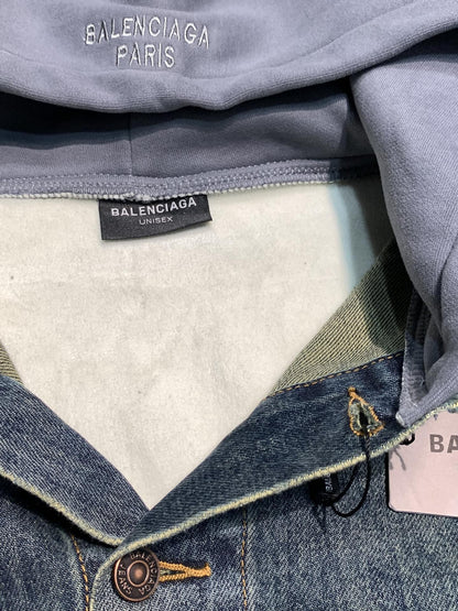 「#1914」Balenciaga hooded denim jacket