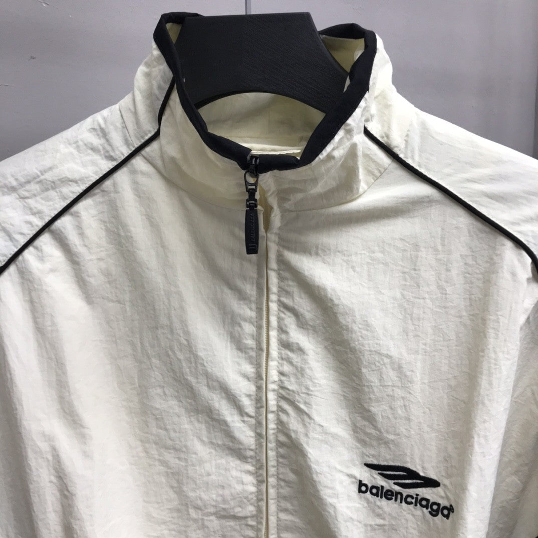 「#2280」Balenciaga sports patchwork jacket