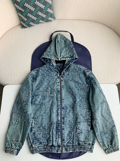 「#2388」Veste à capuche Louis Vuitton Jean