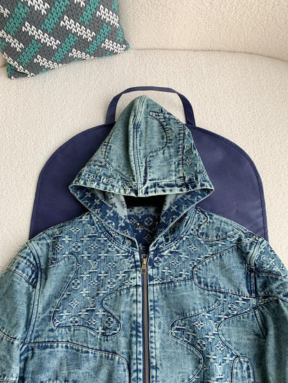 「#2388」Veste à capuche Louis Vuitton Jean