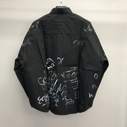 「#2456」Balenciaga BLCG graffiti long-sleeved shirt