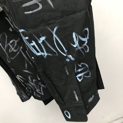 「#2456」Balenciaga BLCG graffiti long-sleeved shirt
