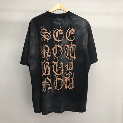 「#2509」Balenciaga Sanskrit lettering industrial paint T-shirt