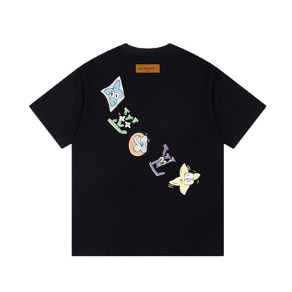 「#2586」Louis Vuitton 23ss front and back patterned t-shirt