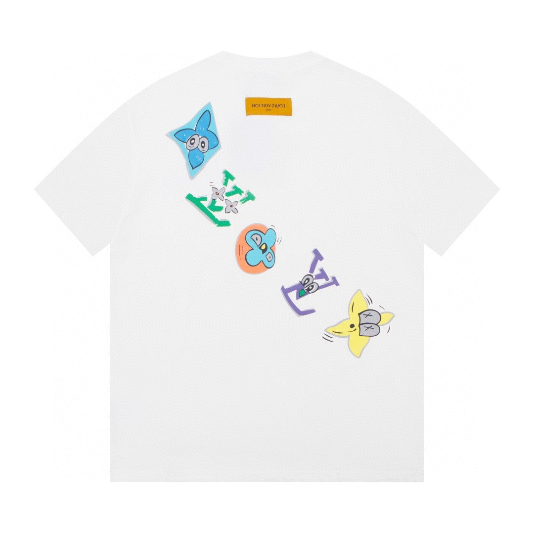 「#2588」Louis Vuitton 23ss front and back patterned t-shirt