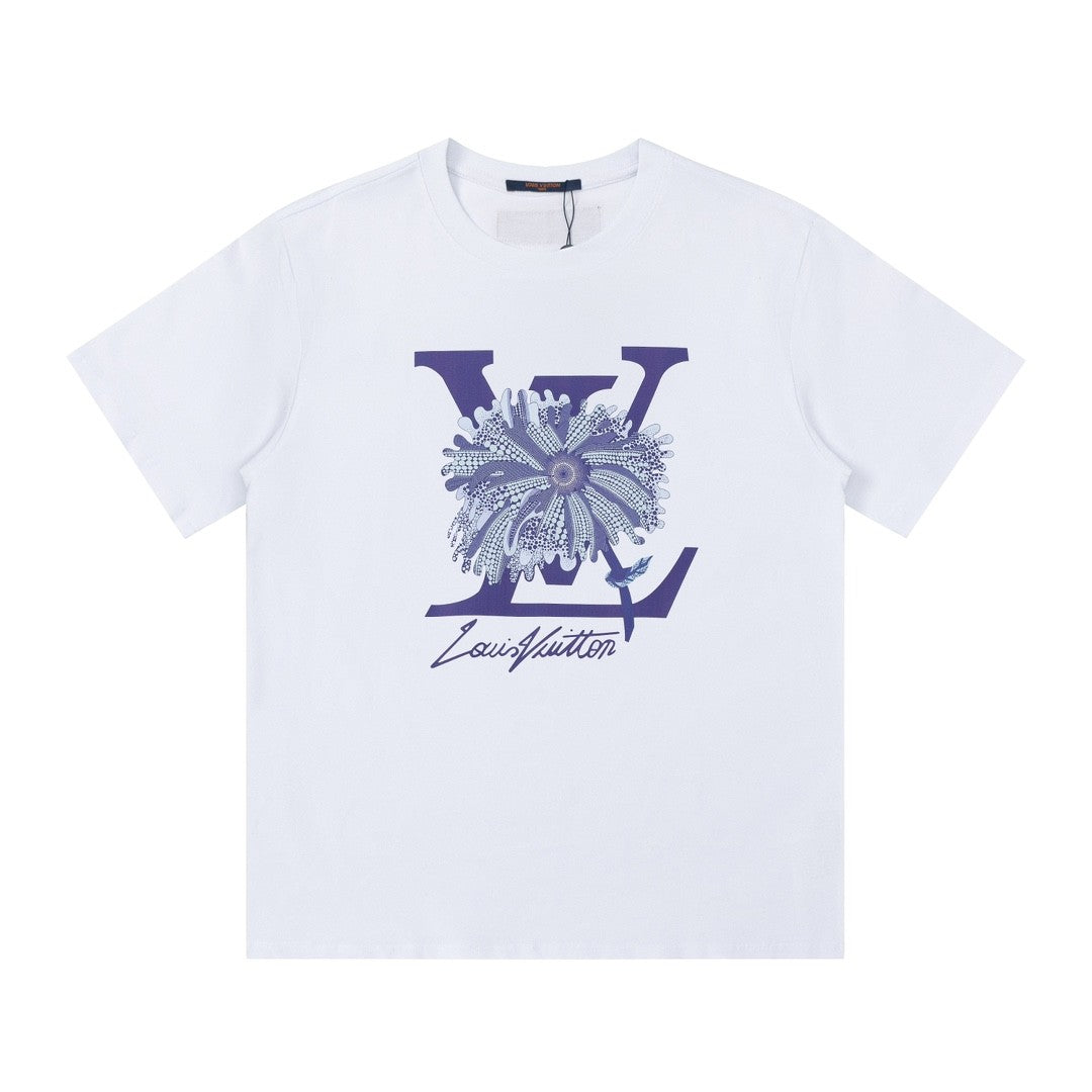 「#2610」Louis Vuitton 23SS logo printed t-shirt