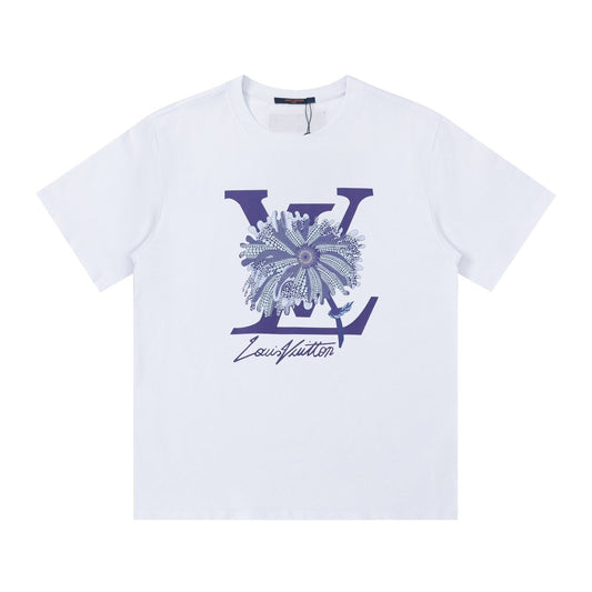 「#2610」Louis Vuitton 23SS logo printed t-shirt