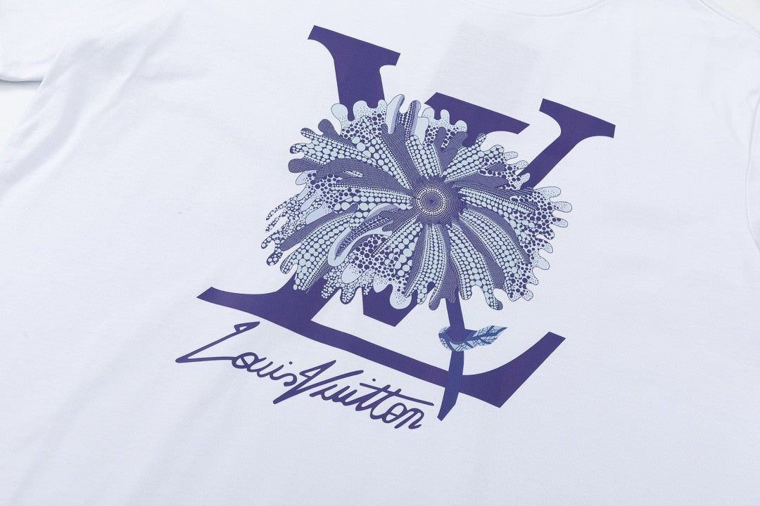 「#2610」Louis Vuitton 23SS logo printed t-shirt