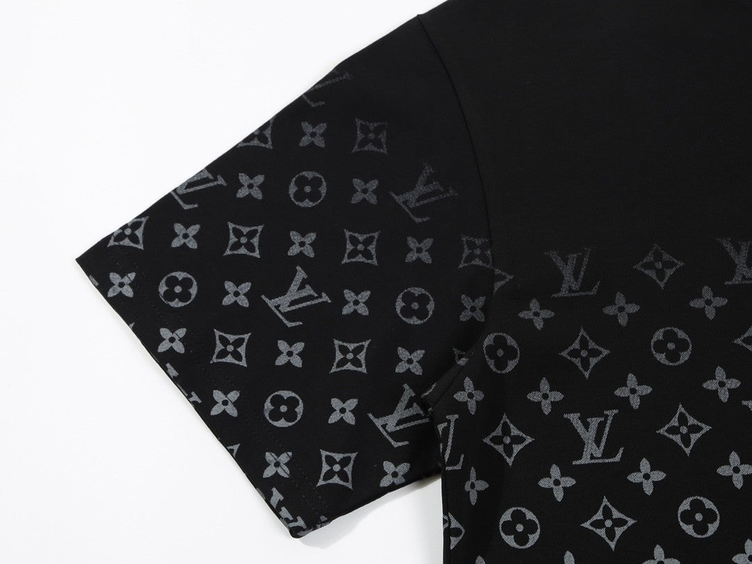 「#2668」Louis Vuitton Star gradient series printed loose T-shirt