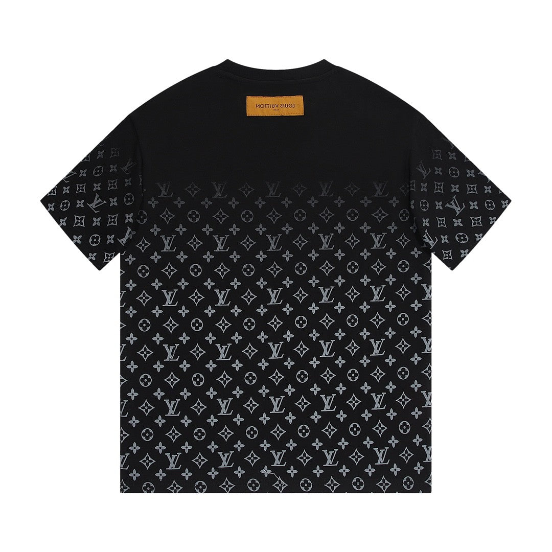 「#2668」Louis Vuitton Star gradient series printed loose T-shirt