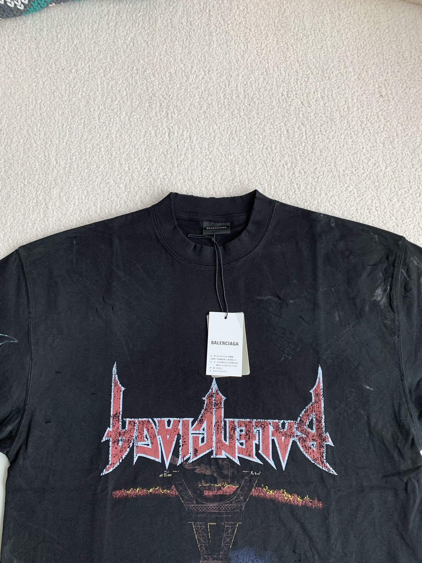「#2222」Balenciaga Reflection Tower T-shirt