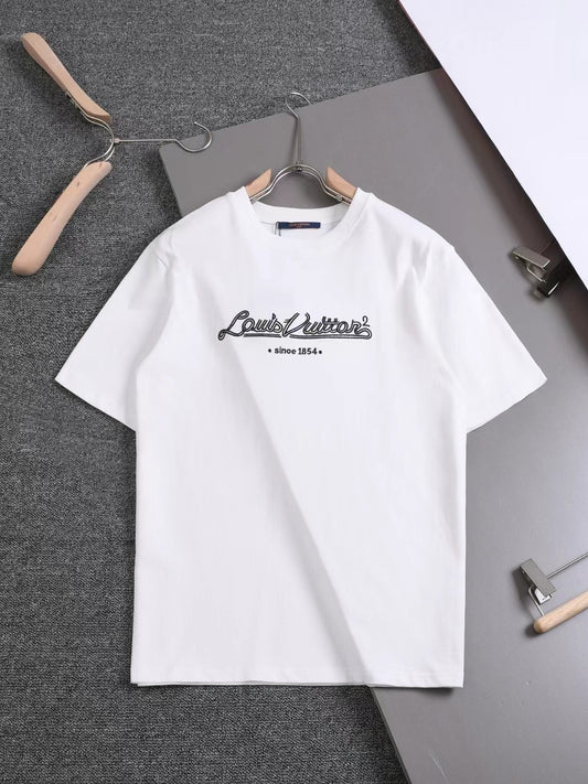 「#2836」Louis Vuitton 24ss new embroidered t-shirt for spring and summer