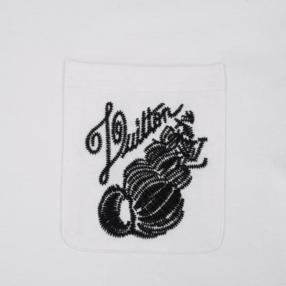 「#2840」Louis Vuitton 24ss new embroidered round neck t-shirt