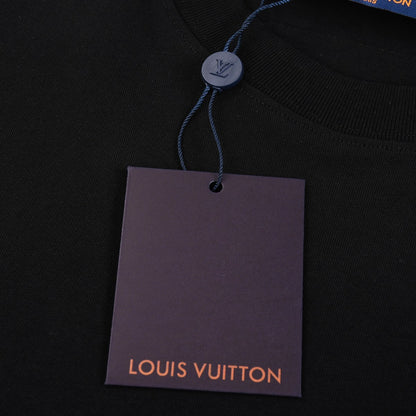 「#2841」Louis Vuitton 24ss new embroidered round neck t-shirt