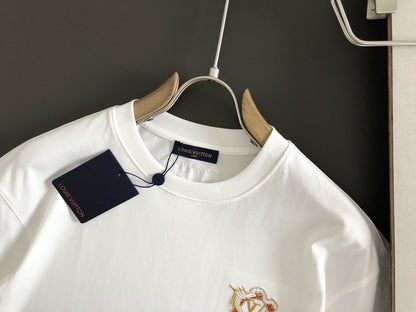 「#2863」Louis Vuitton 24ss Year of the dragon embroidered t-shirt