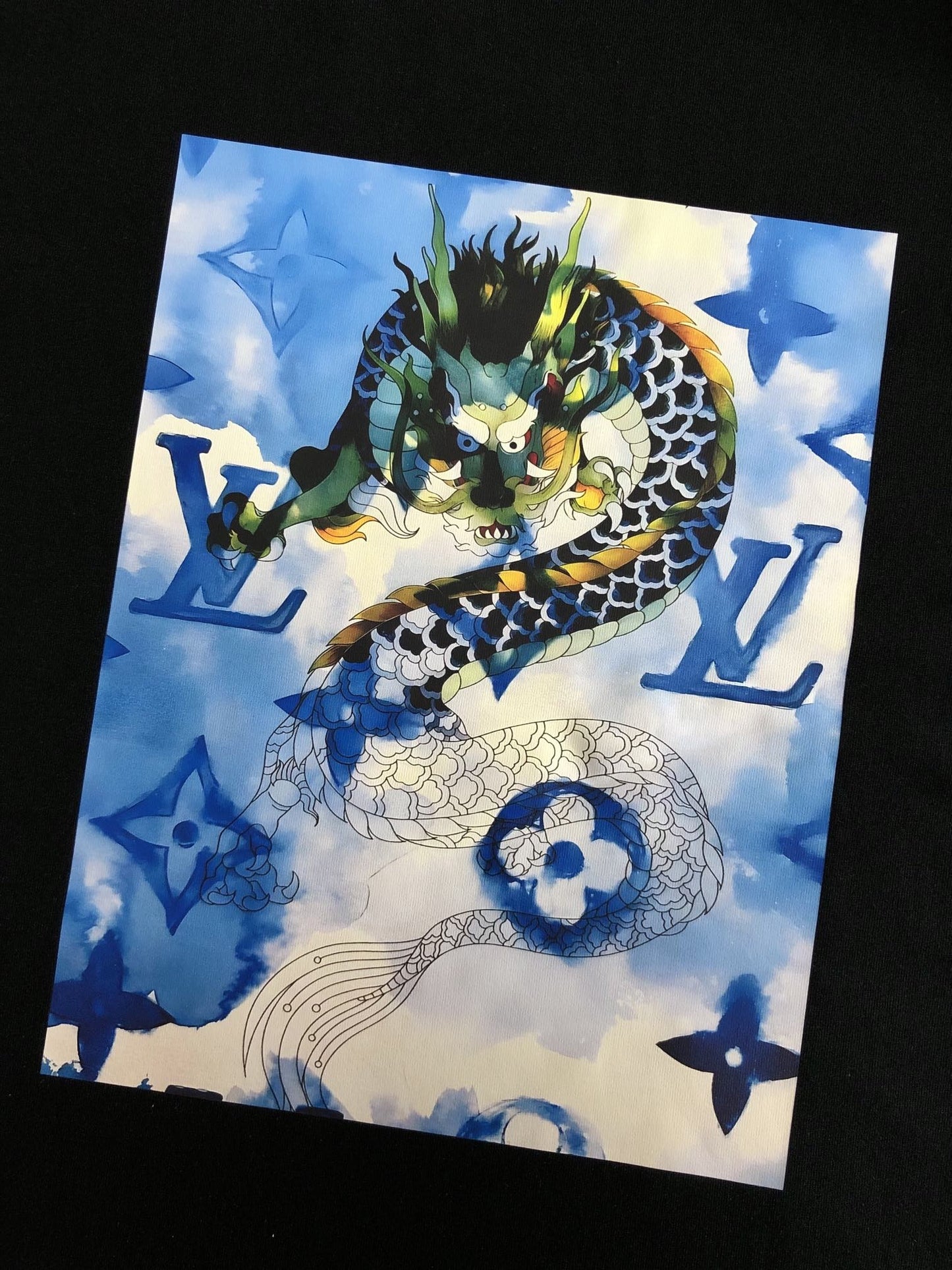 T-shirt imprimé Dragon Cloud Louis Vuitton « #2875 »