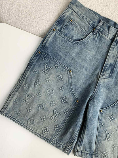 「#2884」LOUIS VUITTON Short en jean