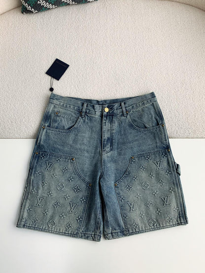 「#2884」LOUIS VUITTON Short en jean