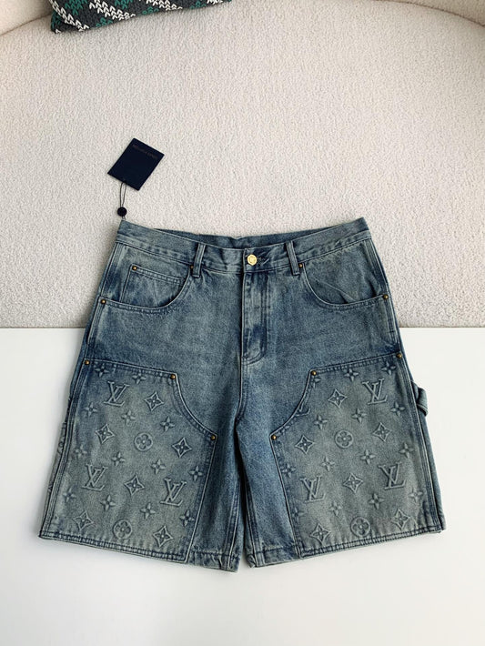 「#2884」LOUIS VUITTON Jean shorts