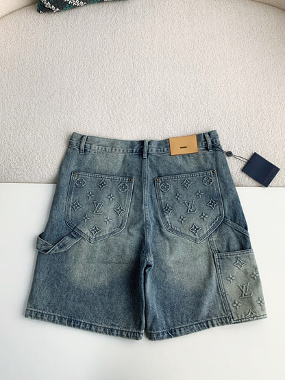 「#2884」LOUIS VUITTON Short en jean