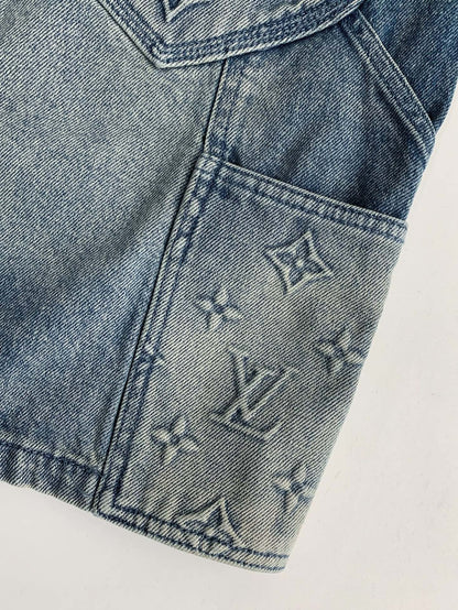 「#2884」LOUIS VUITTON Short en jean
