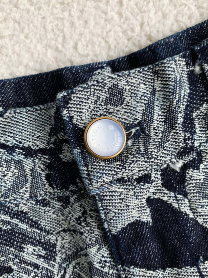 「#3252」LOUIS VUITTON Jean shorts