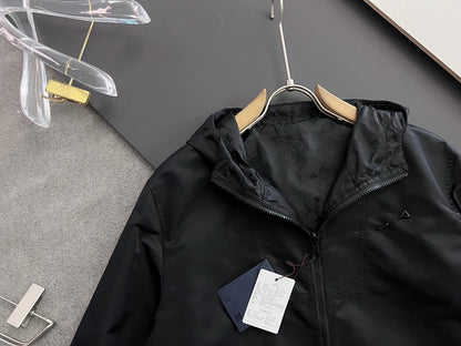 「#3333」Louis Vuitton 24 new double-sided printed Presbyterian jacket (Copie)