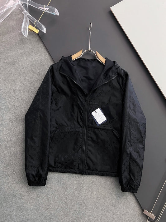 「#3333」Louis Vuitton 24 new double-sided printed Presbyterian jacket (Copie)